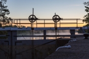 Burritt's Lock Silhouette